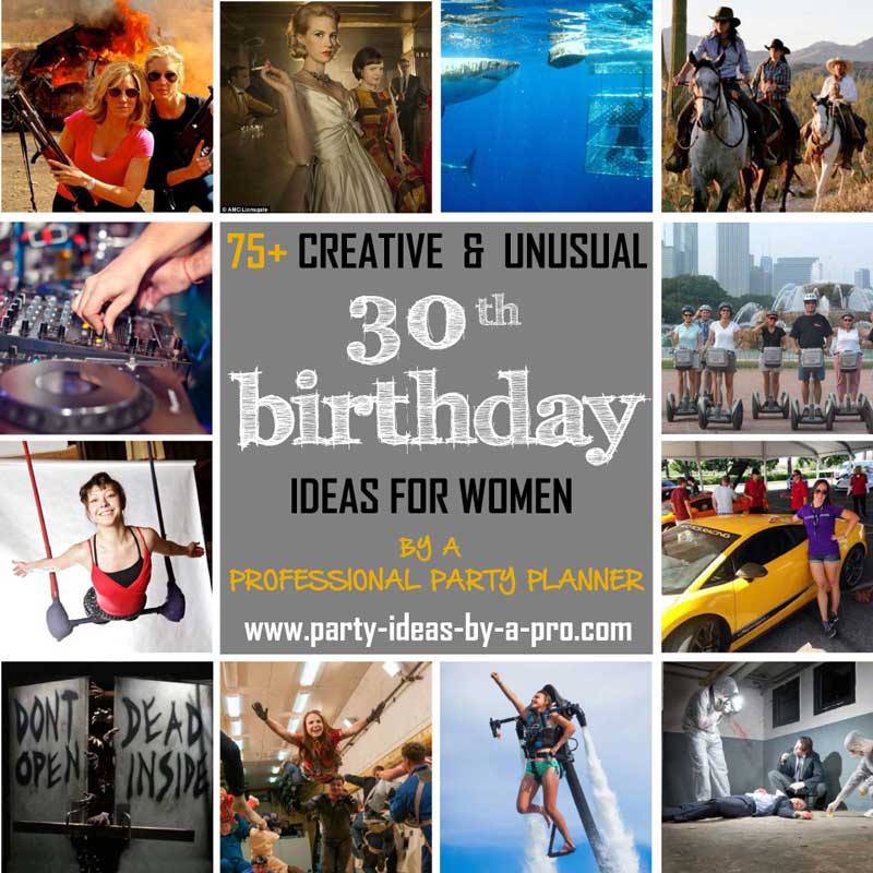 30th birthday themes for women