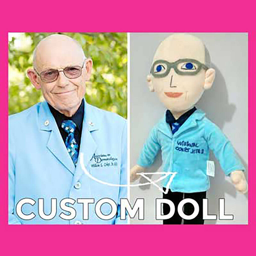 custom plush doll