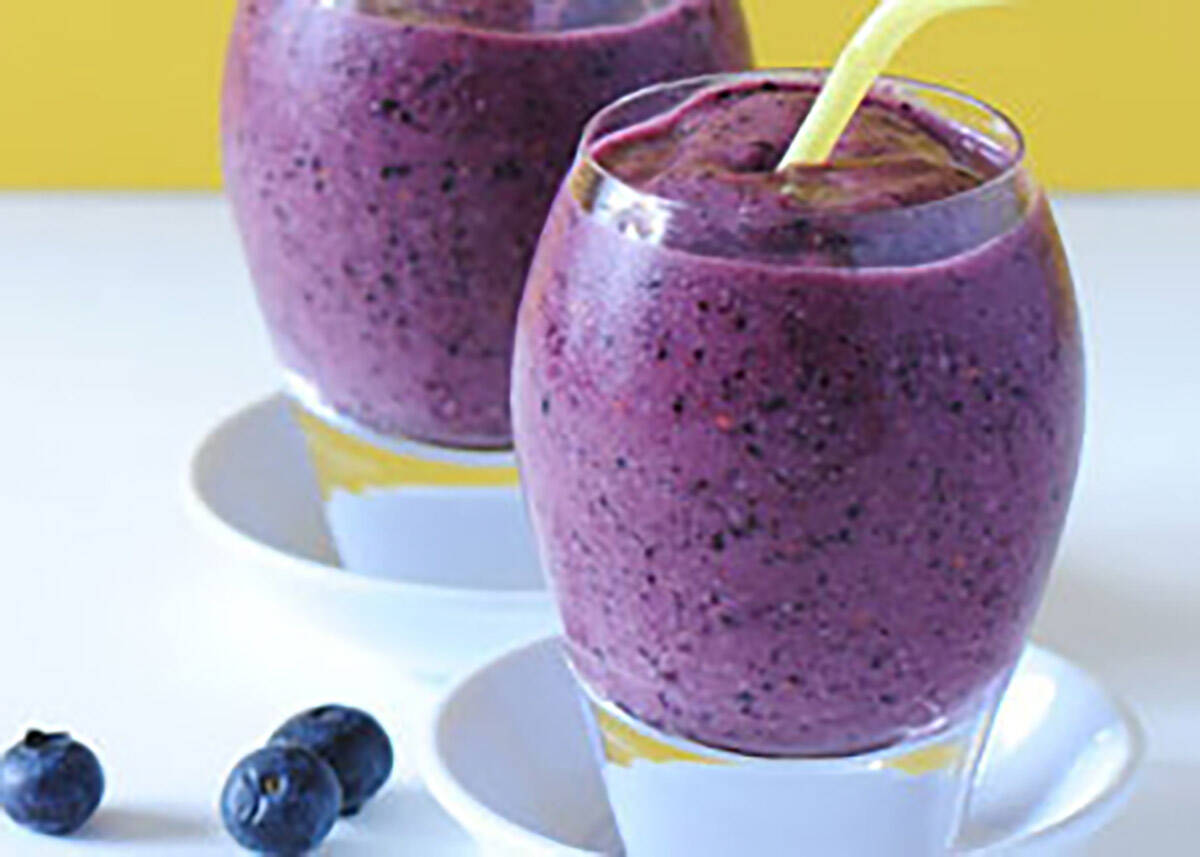 blueberry smoothie