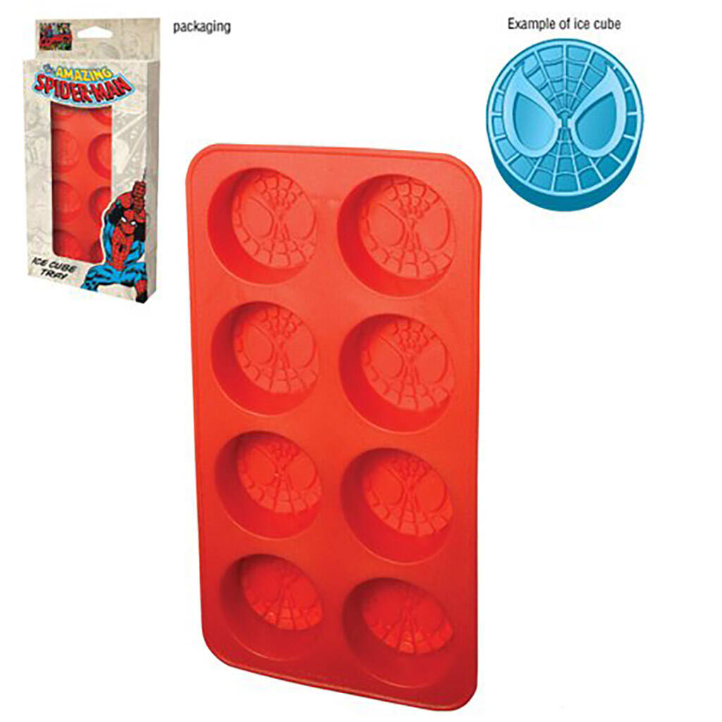 spiderman ice cubes