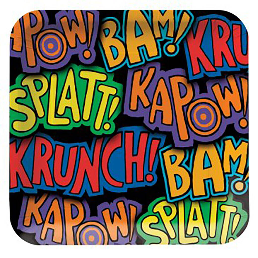 superhero party plates
