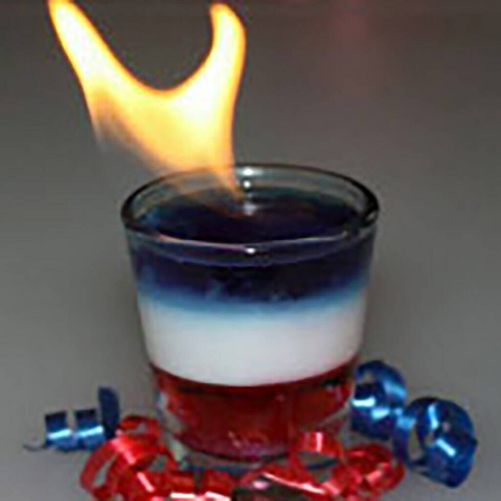 red white and blue shooters