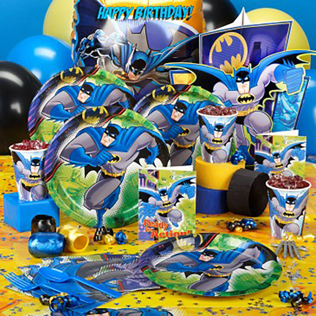 batman party supplies