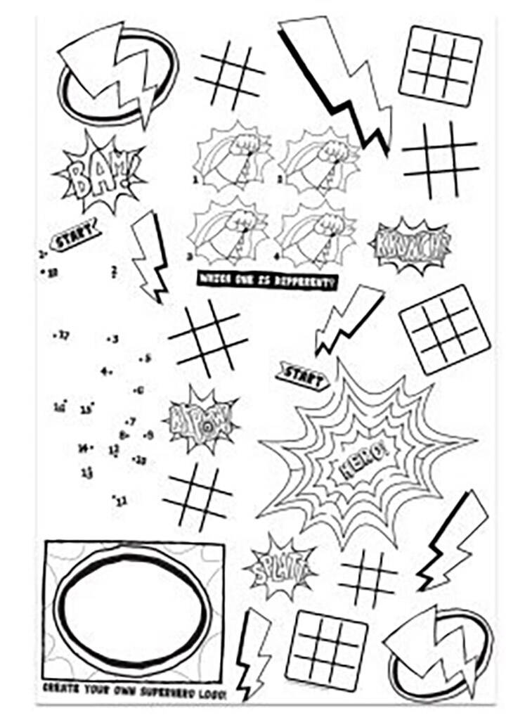 superhero tablecover