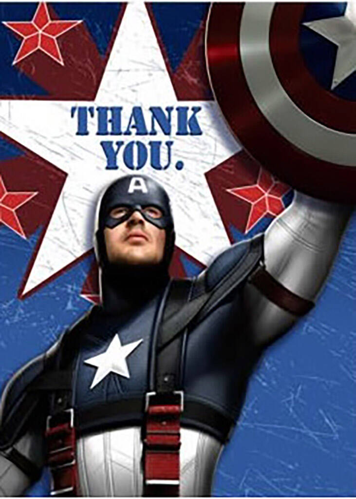 superhero thank you notes