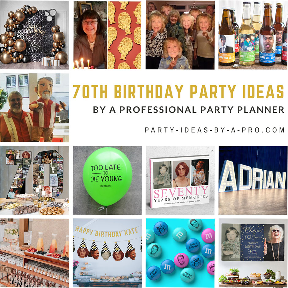 70th ladies birthday ideas