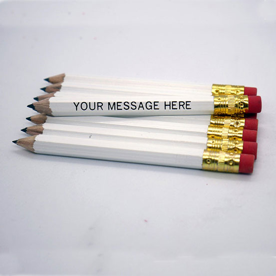 custom printed golf pencils 'your message here'