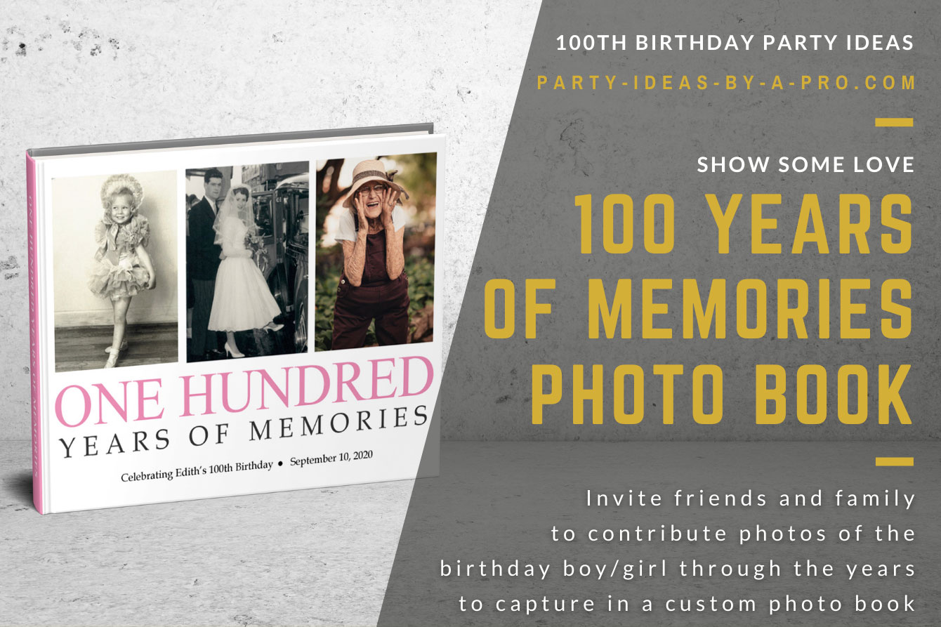100 years of Memories Photo Book