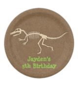dinosaur party plates