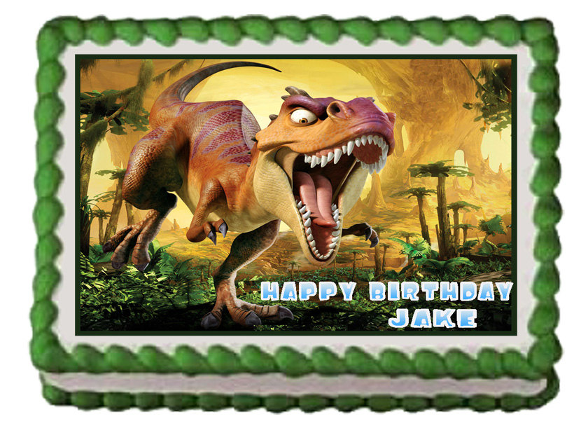 dinosaur edible cake image