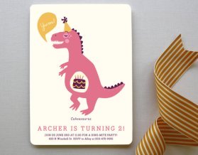 dinosaur invitations