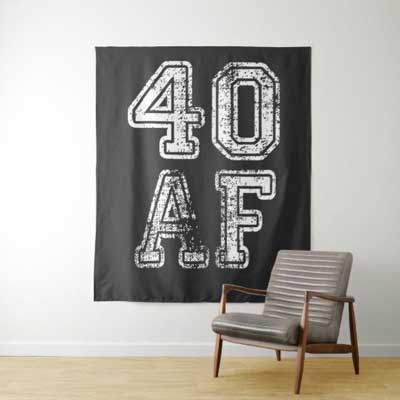 40 AF backdrop wall tapestry