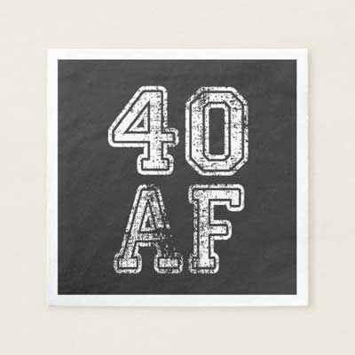 40 AF napkins