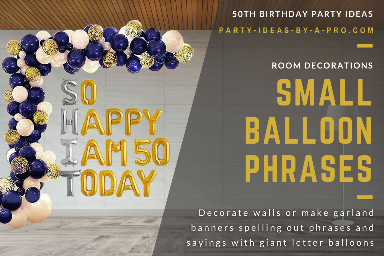 So Happy I Am 30 today letter balloons on wall surrounded by balloon garland