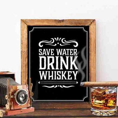 Jack Daniels whiskey party sign