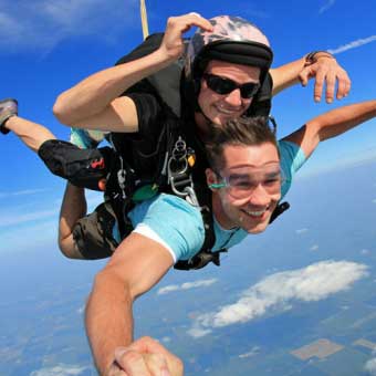 Accelerated Free Fall Sky Diving