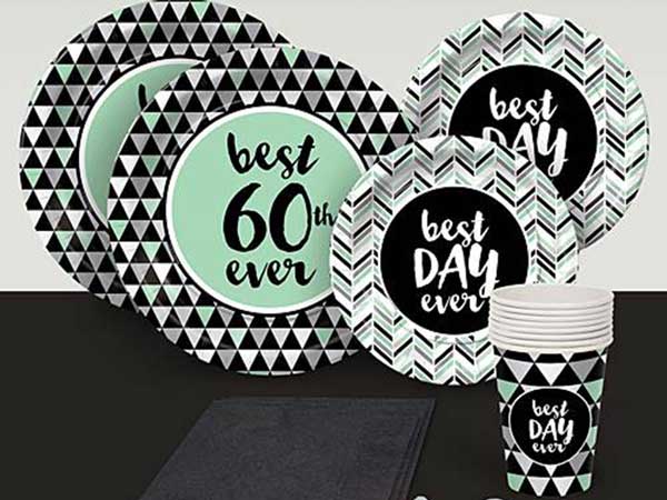 Best Day Ever 60th birthday party supplies