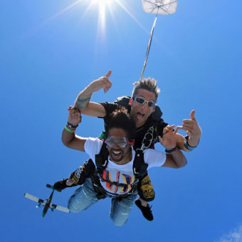 Accelerated Free Fall Sky Diving