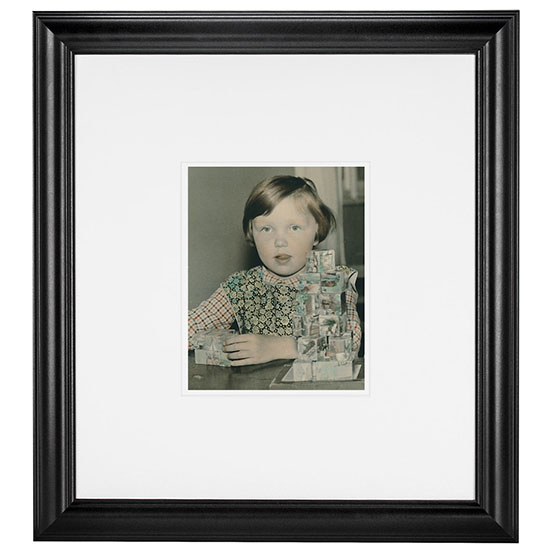 custom 70th birthday framed signing poster guestbook alternative with photo of birthday boy as a child