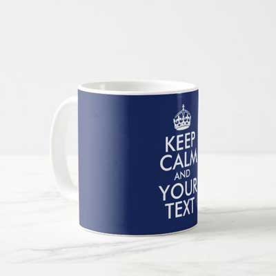 Custom Keep Calm mug