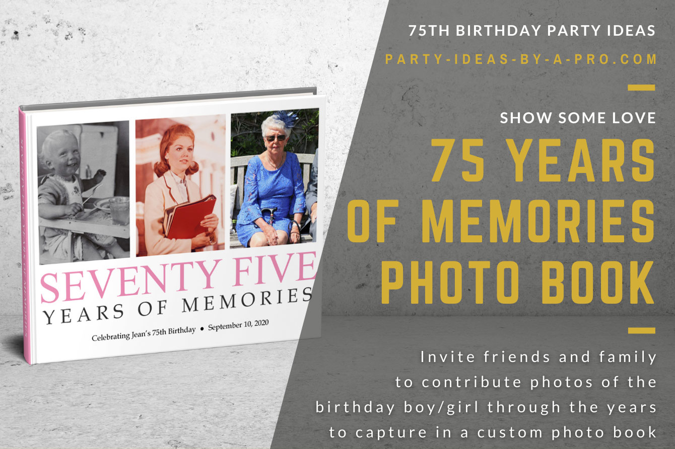 75 years of Memories Photo Book