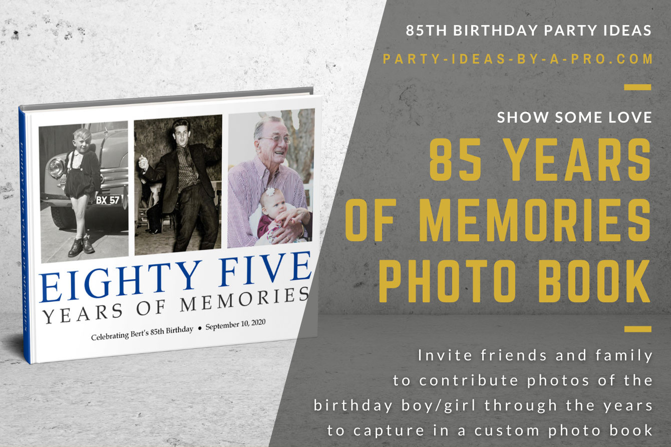 85 years of Memories Photo Book