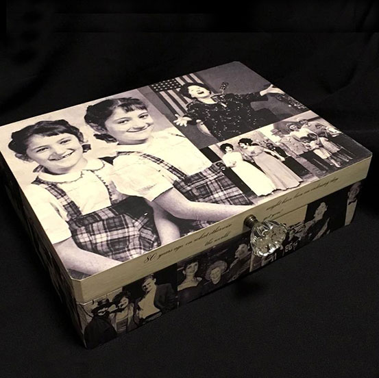 custom photo collage keepsake box