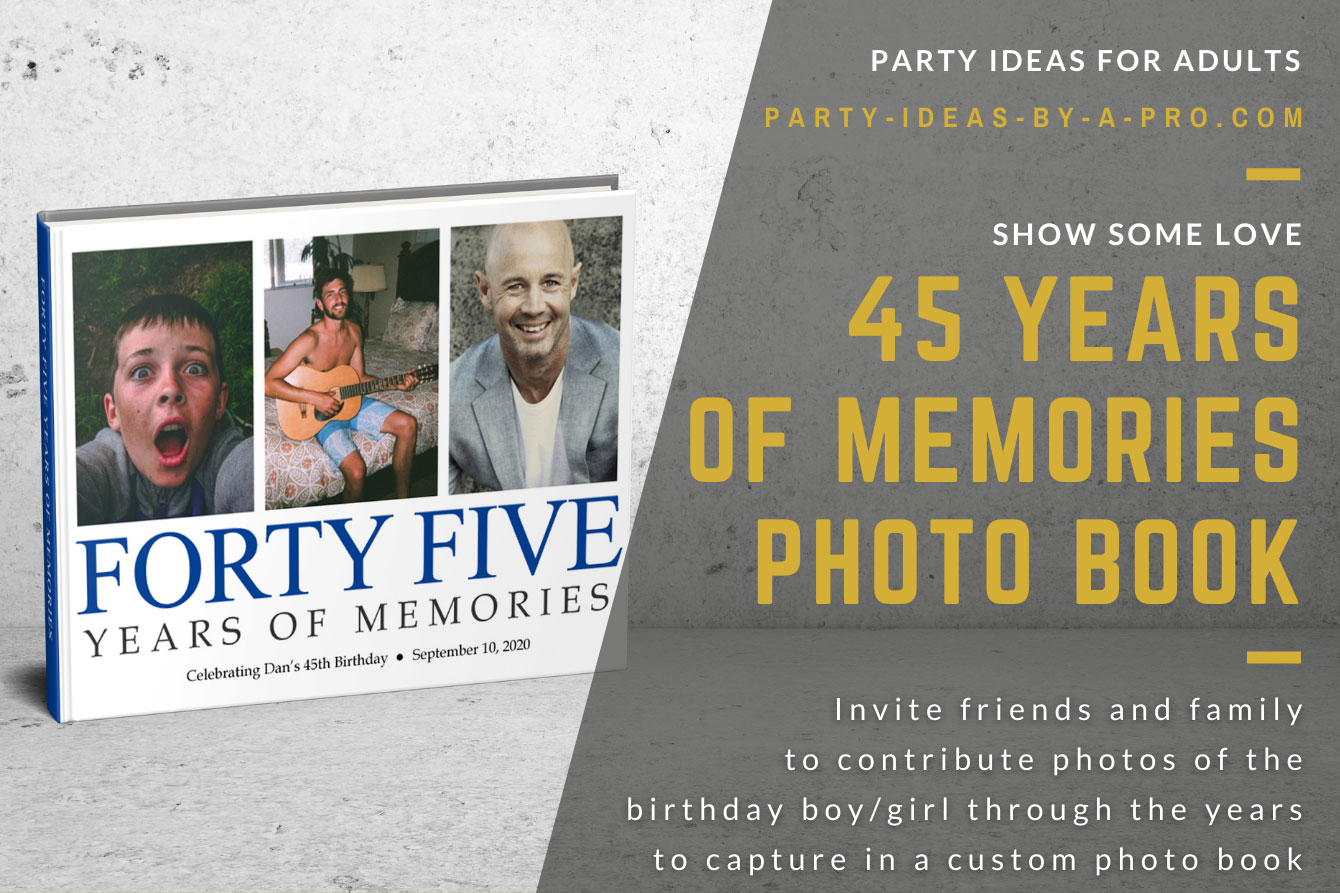 40 Years of Memories Photo Book