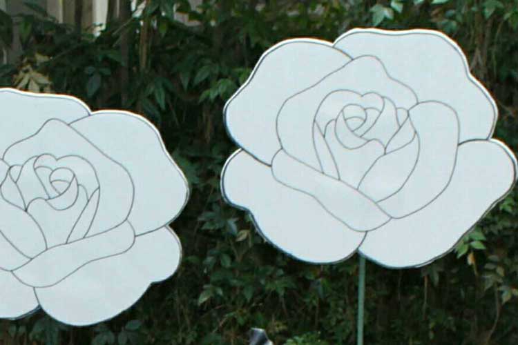 painting roses