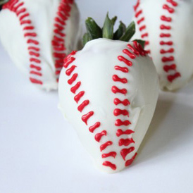 baseball strawberries