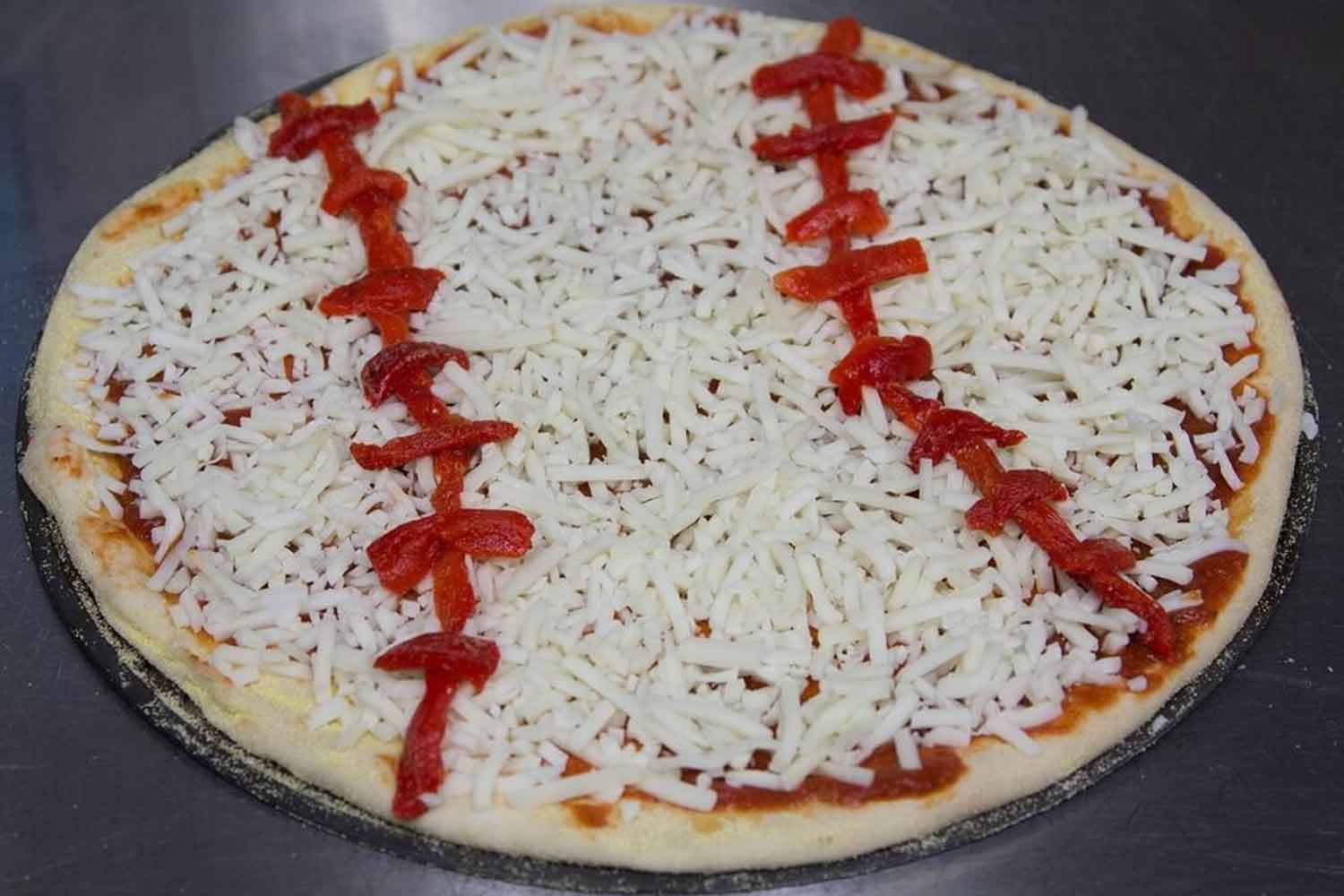 baseball pizza