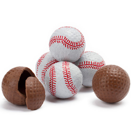 chocolate baseballs