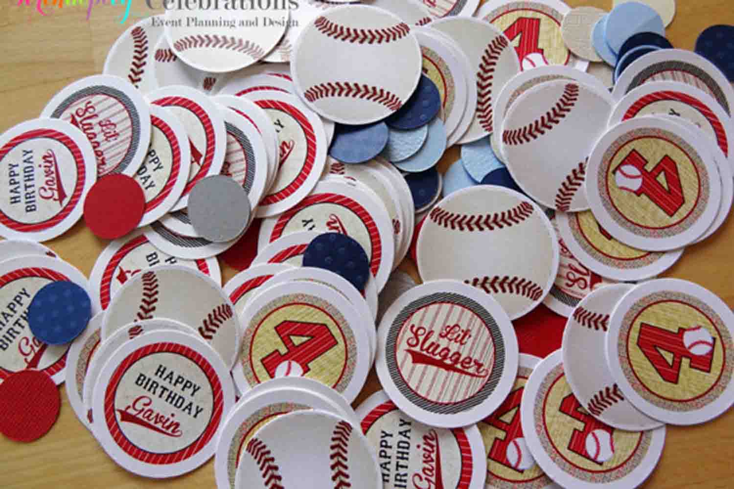 baseball confetti