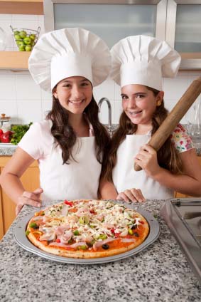 girls cooking party