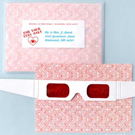 anaglyph 3D invitations