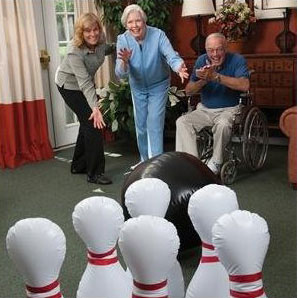 inflatable bowling set