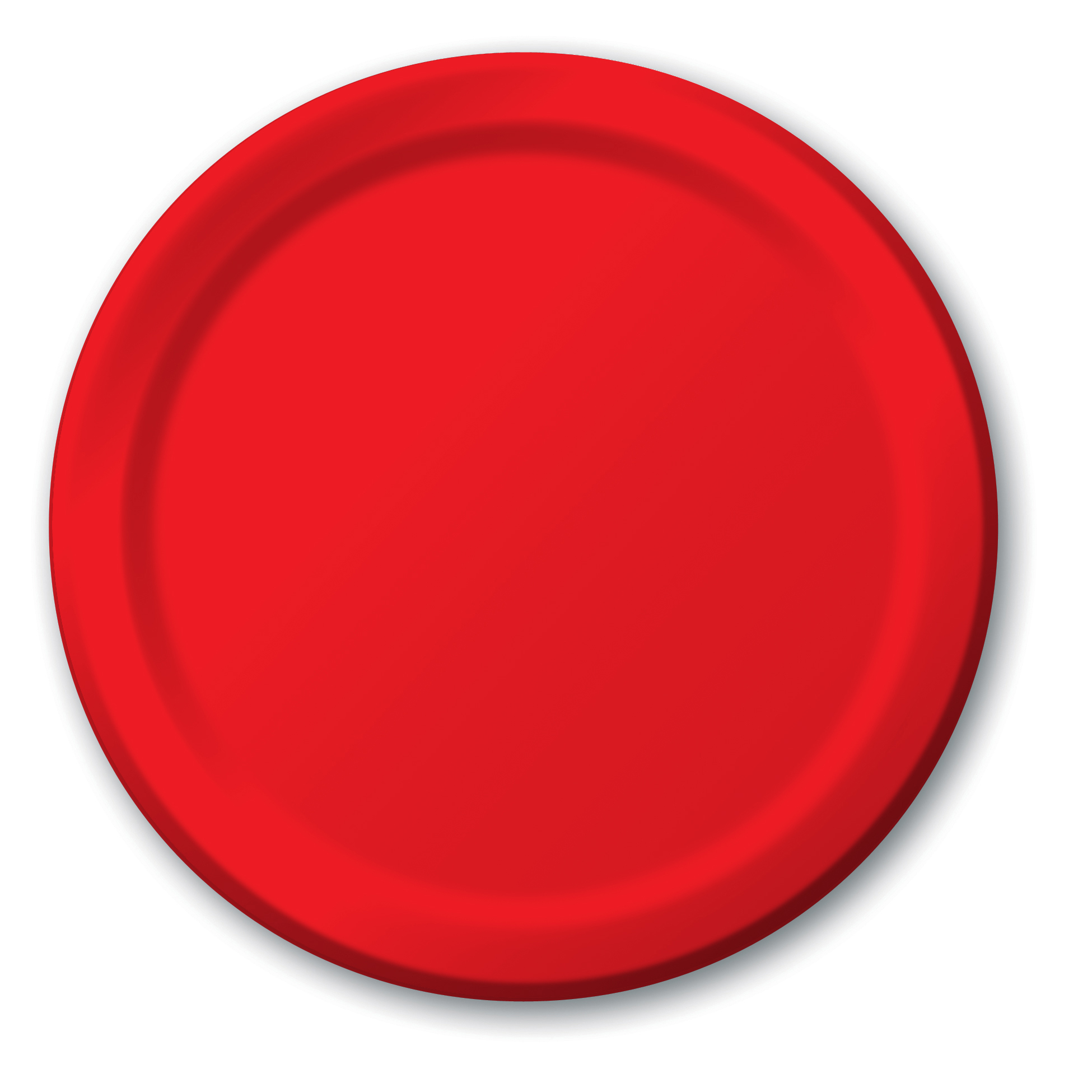 red party plates