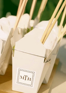 personalized chinese take out boxes for weddings