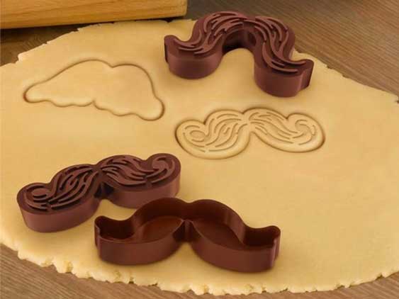 carnival mustache cookie cutter