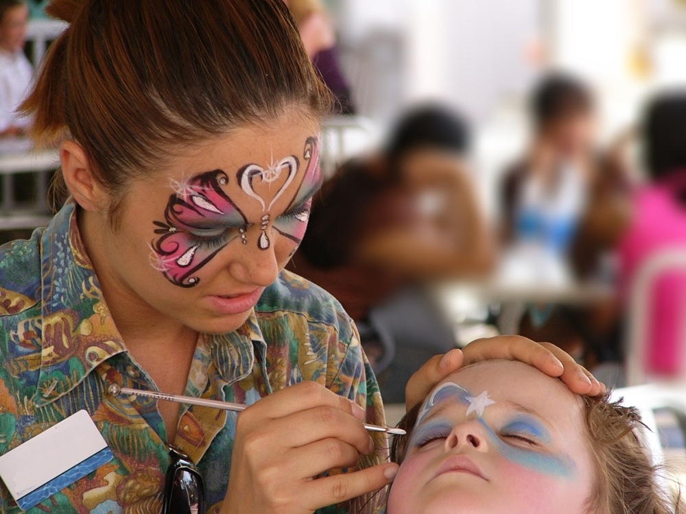 carnival face painting