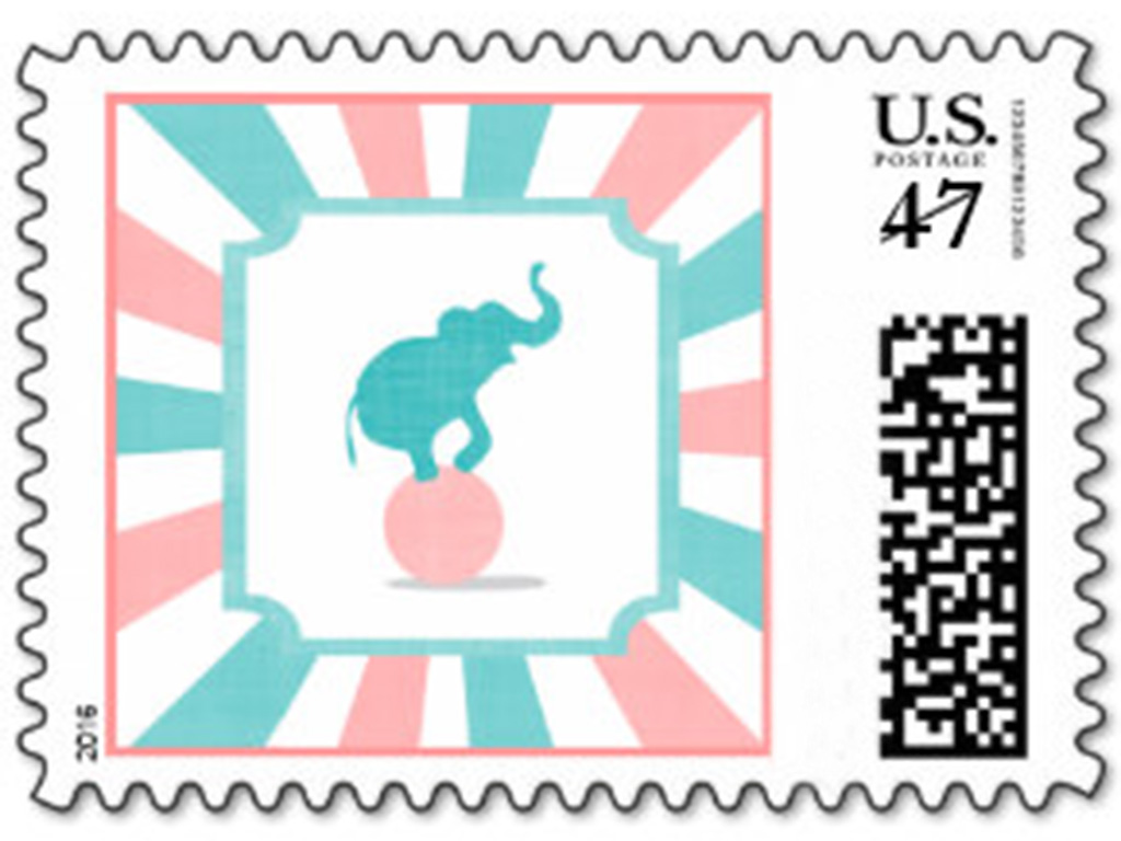 carnival postage stamps
