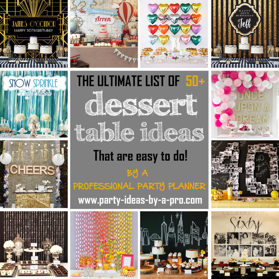 dessert table ideas