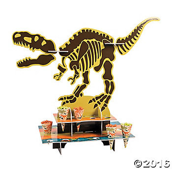 dinosaur treat stand