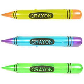 inflatable crayons