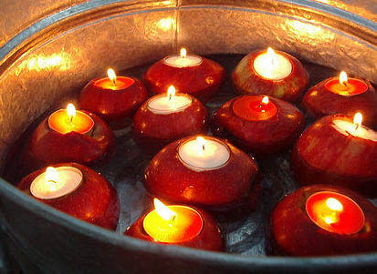 apple votive candles