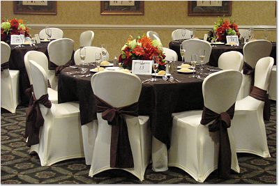chair covers and sashes