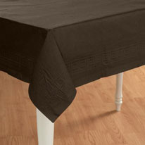 brown tablecover