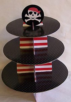 pirate cupcake stand