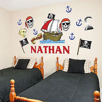 pirate wall decals