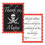 pirate thank you notes